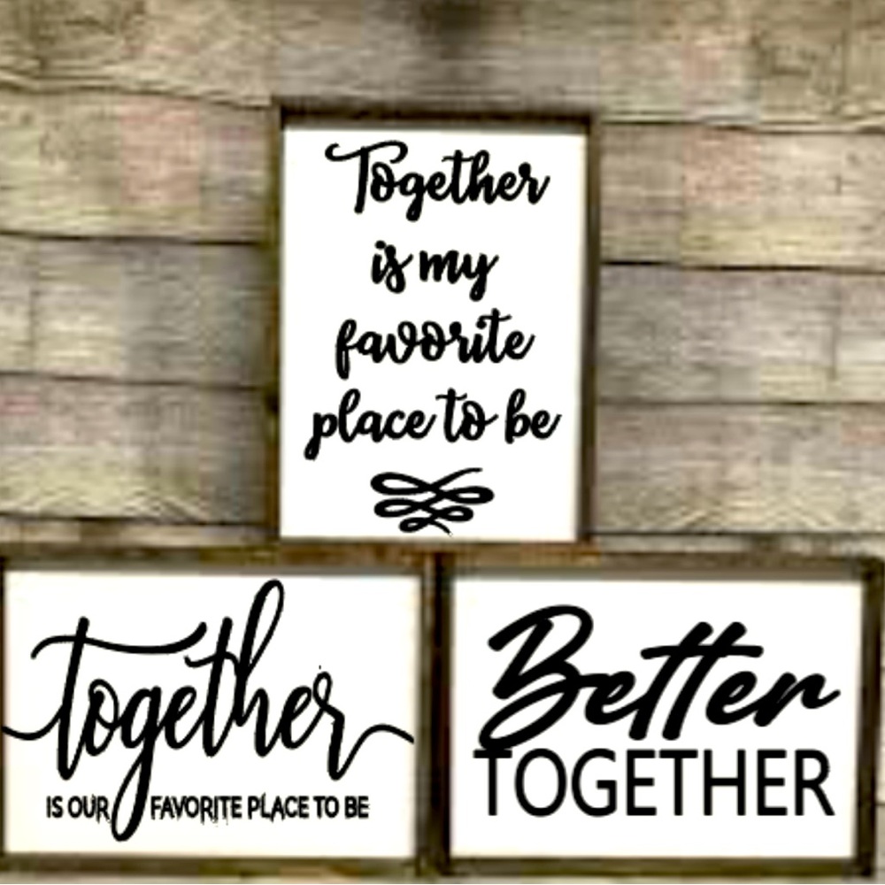 Custom wood sign